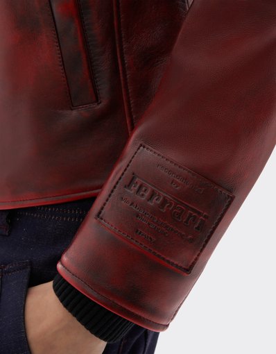 Reconditioned by Ferrari leather jacket for the 2026 Silverstone GP