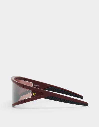 Scuderia Ferrari goggles with red lenses