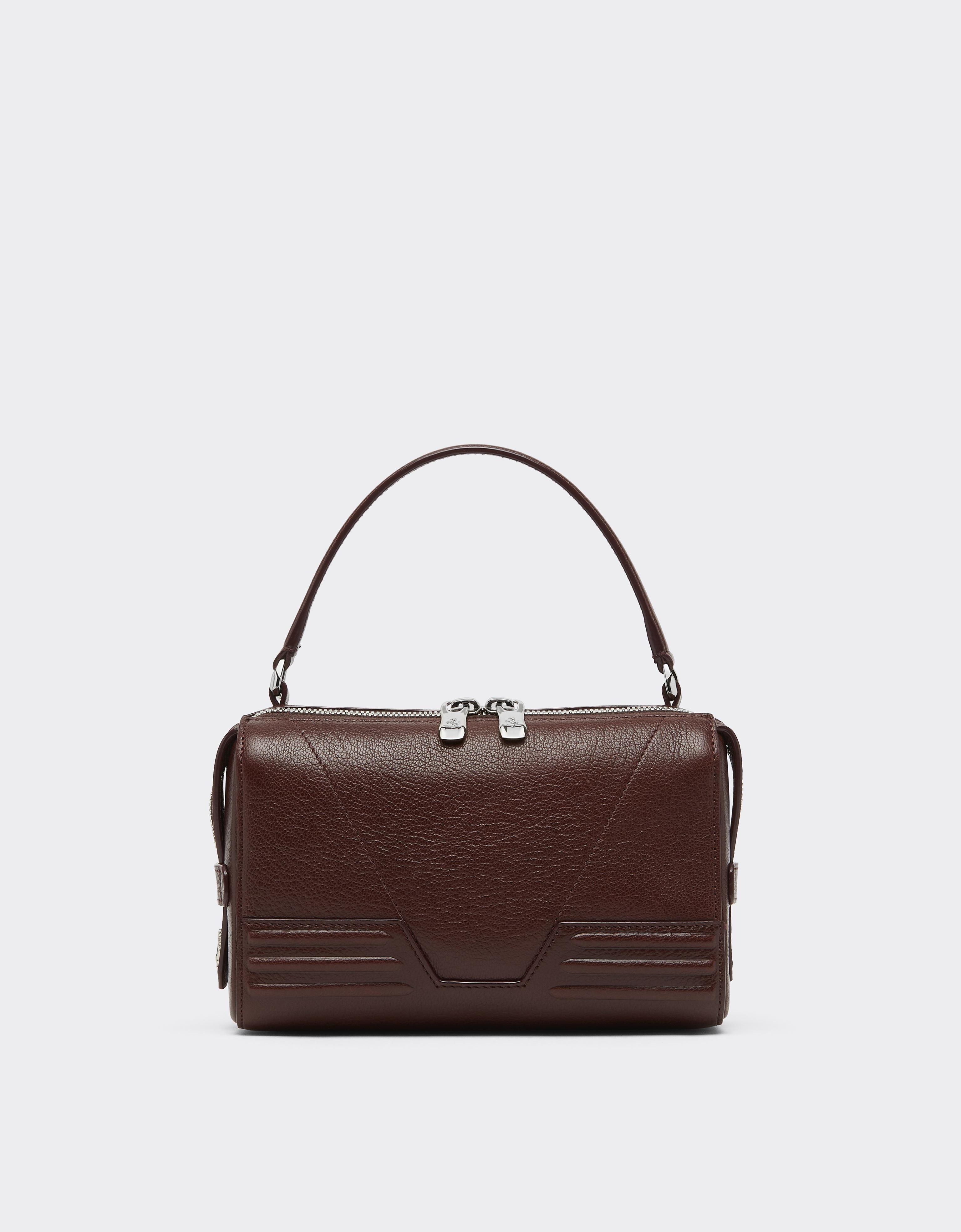 Ferrari Gt Crossbody In Granata Leather In Brown