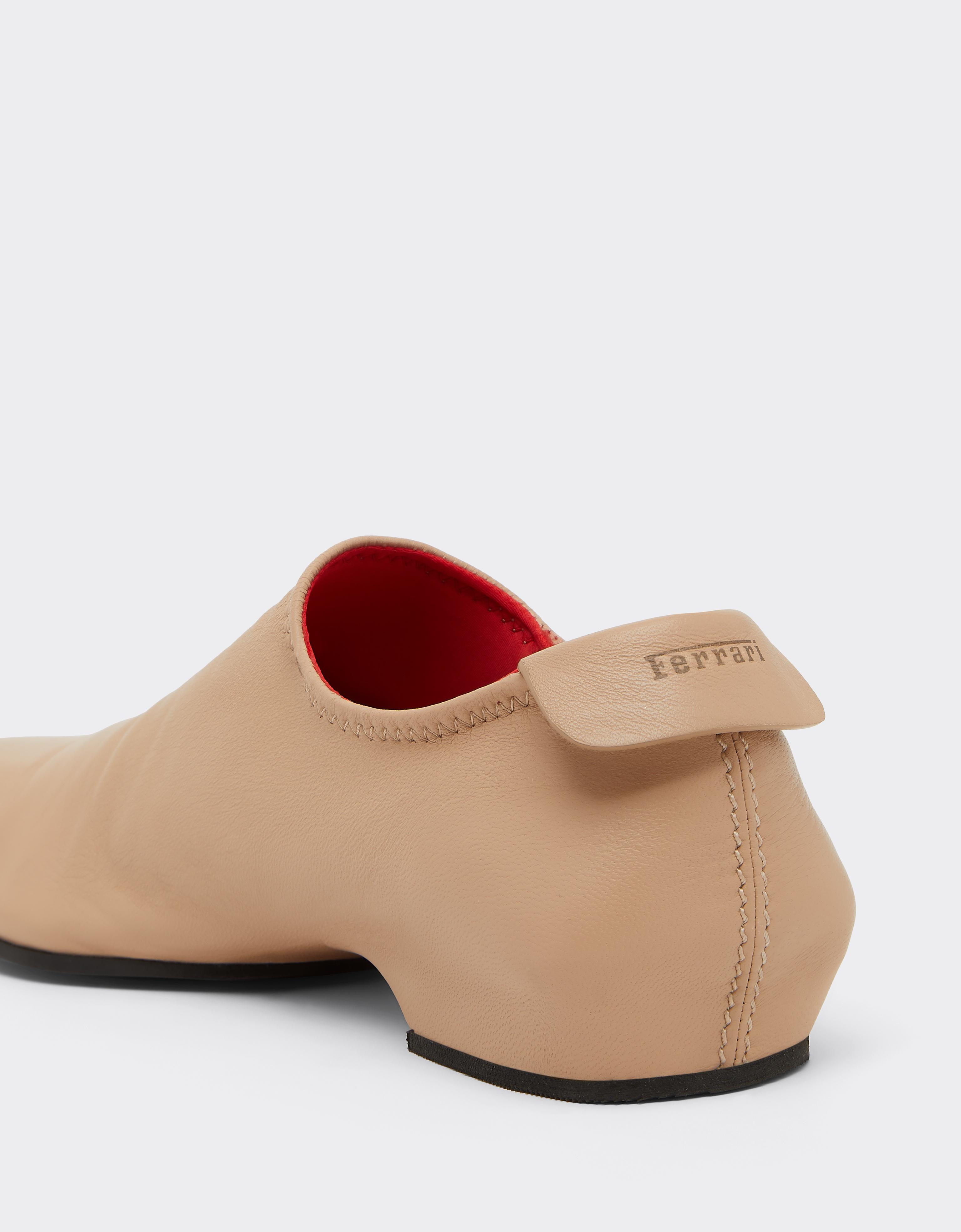 Leather Mules with Square Heel