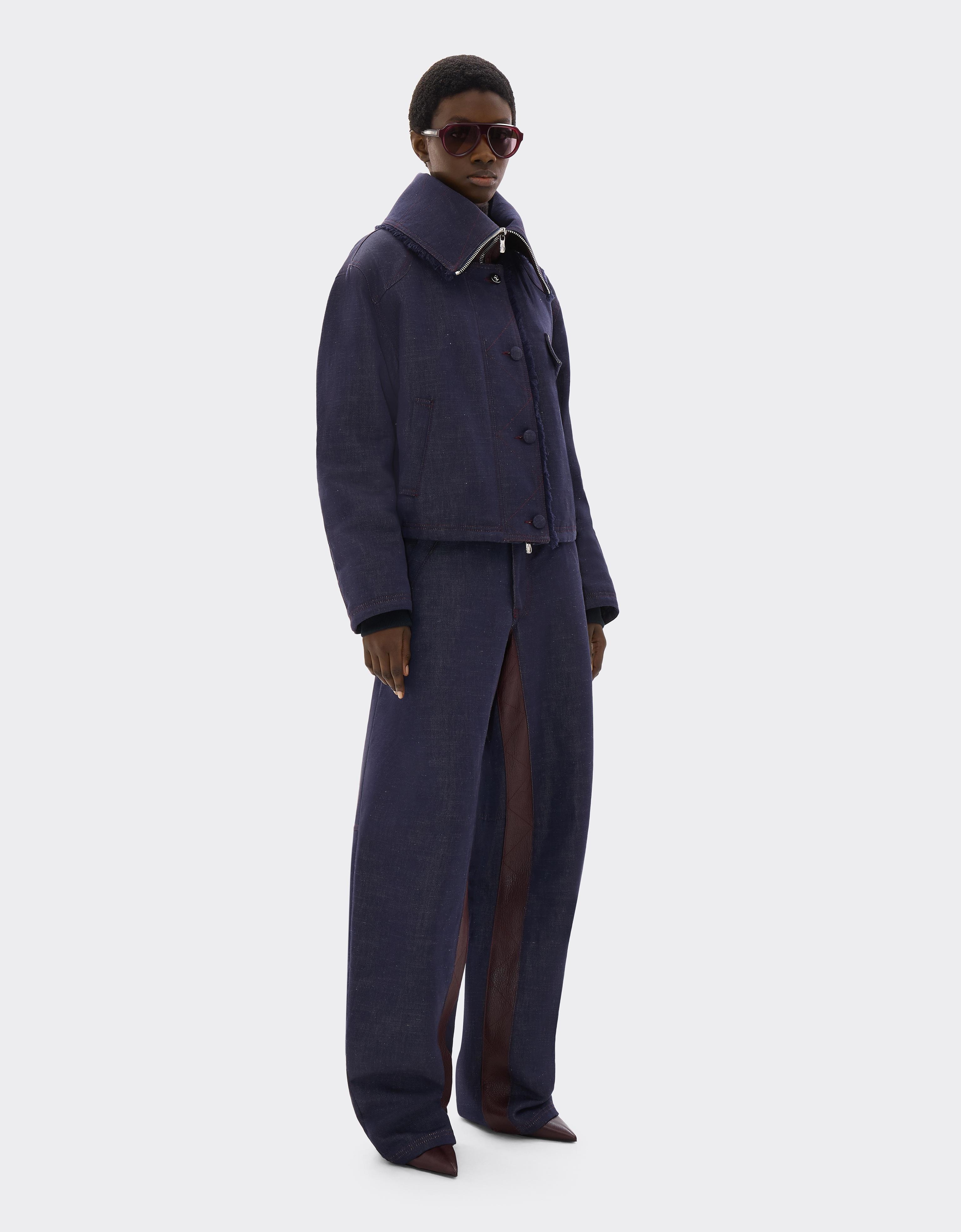 Cotton and Linen Denim Jacket
