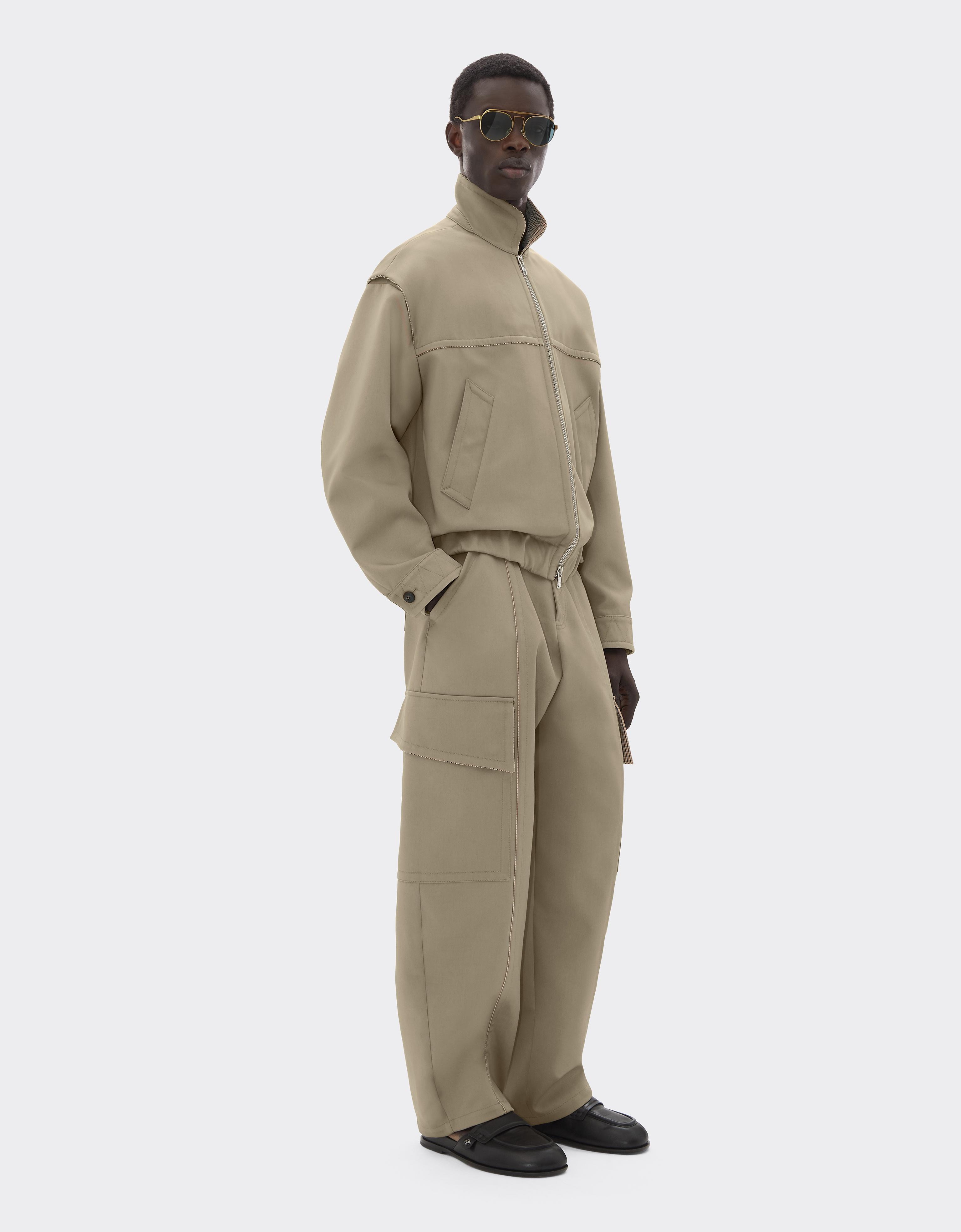 Double Mackintosh Cargo Trousers with Ferrari rear window