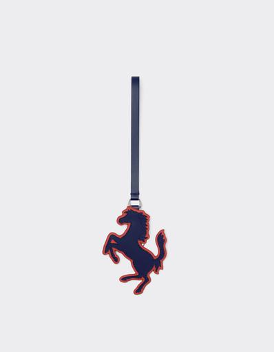 Prancing Horse leather keyring