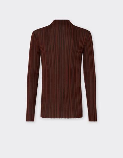 Ribbed Sweater in Silk Blend