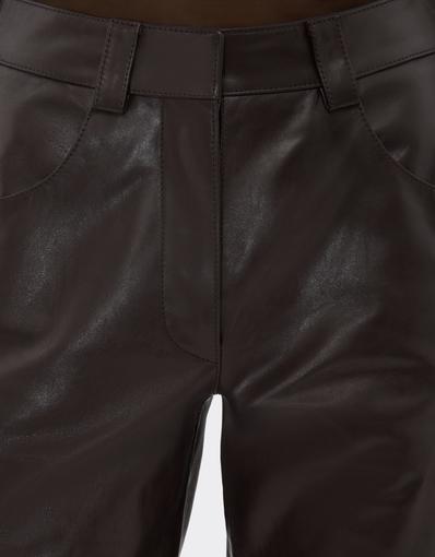 Glossy Leather Trousers