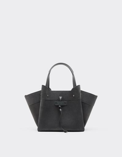 La Tote Bag Ferrari small in Suede