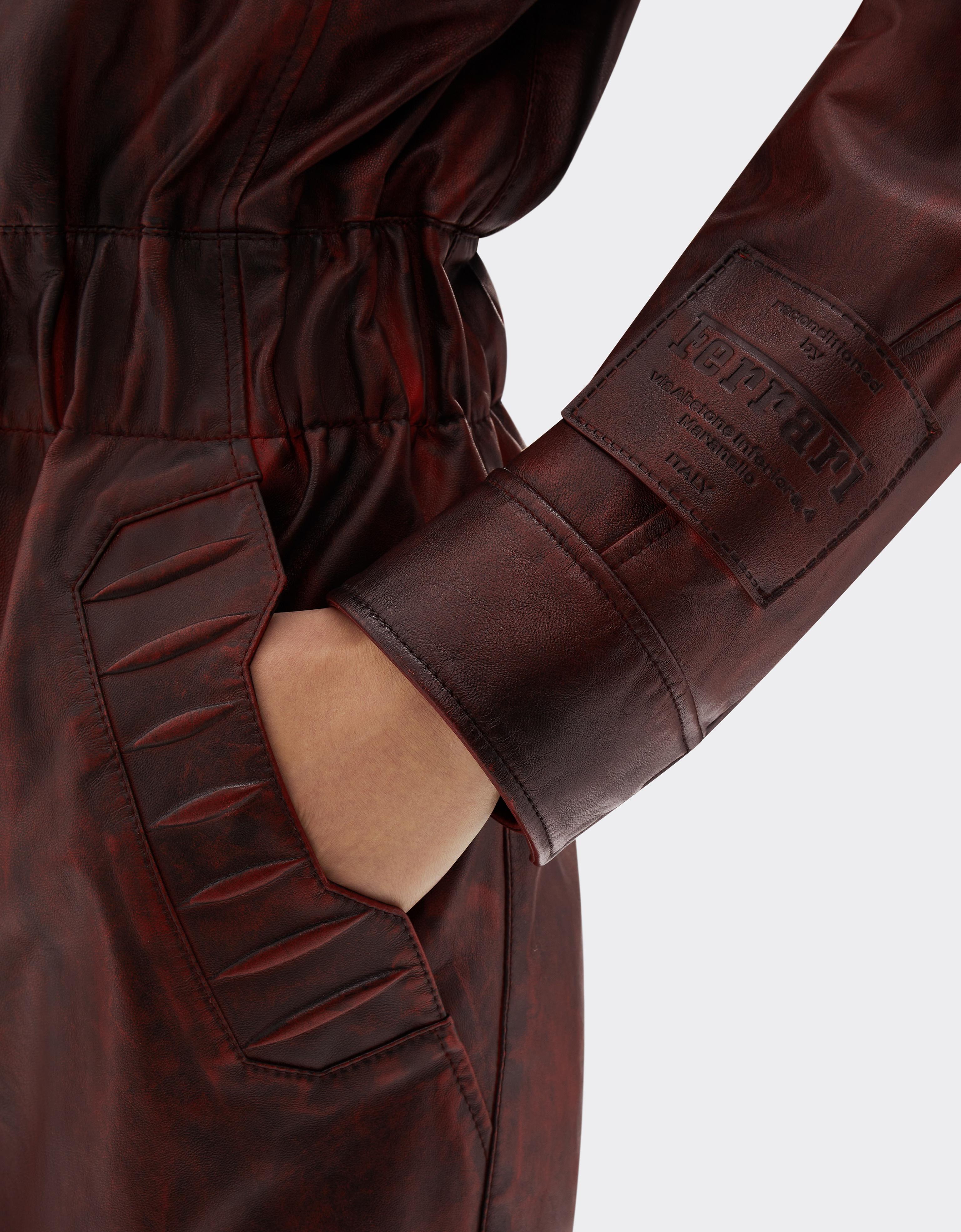Reconditioned by Ferrari leather tracksuit for the 2026 Silverstone Grand Prix