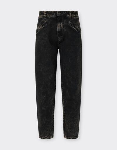 Reconditioned by Ferrari denim trousers for the 2026 Silverstone Grand Prix