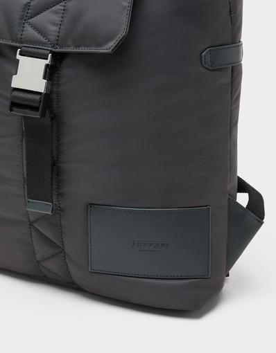 Q-Cycle Nylon Rucksack with Leather Details
