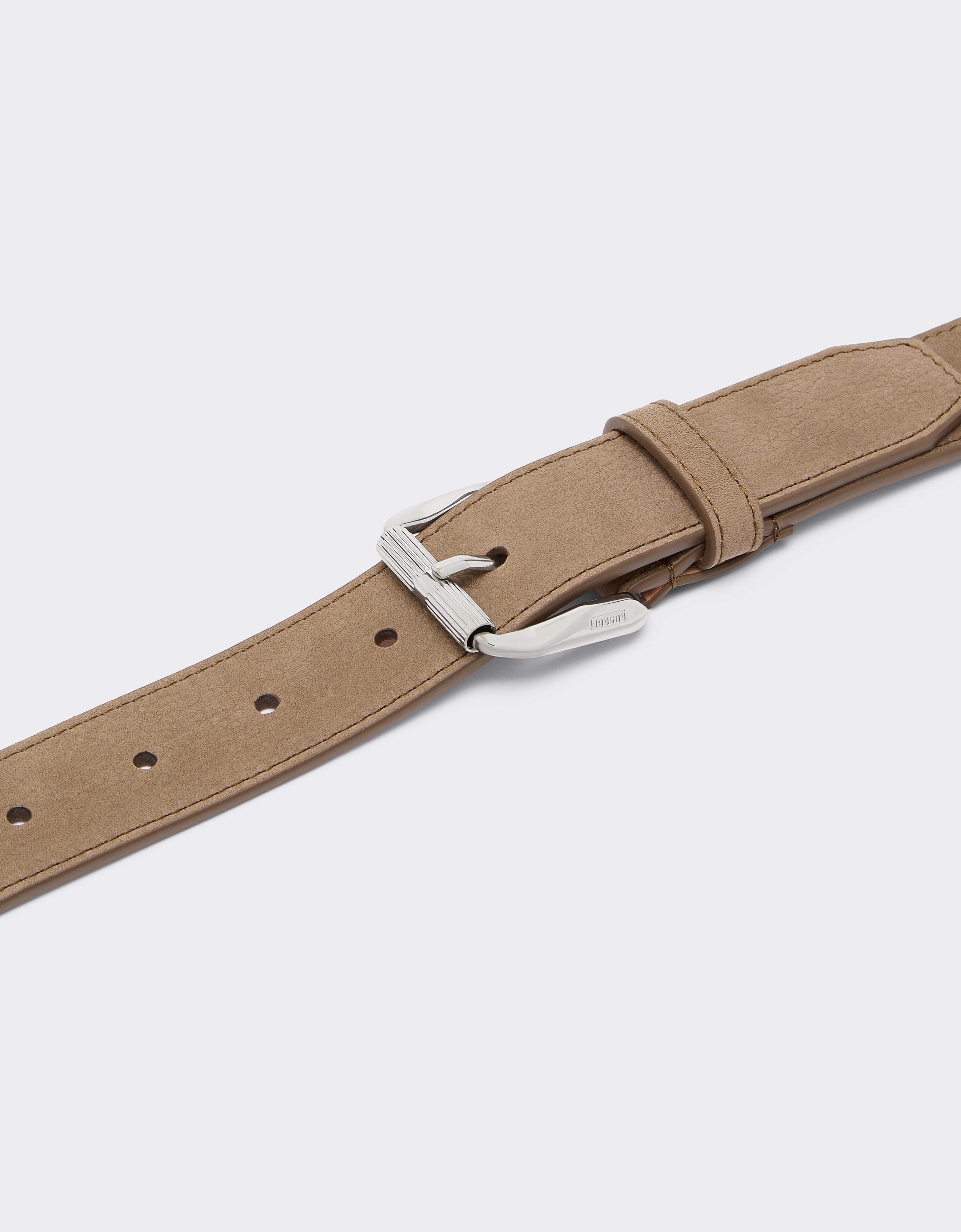 Waxed Leather Belt