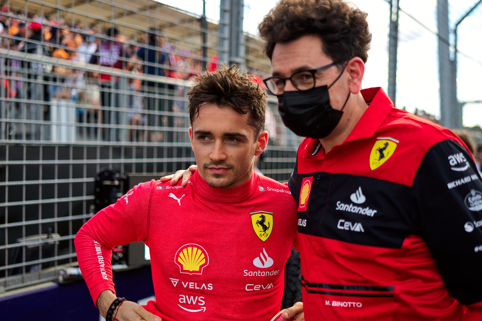 Charles Leclerc его Феррари