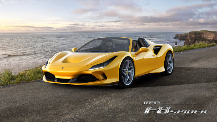Ferrari F8 Spider Cornes Nagoya Showroom | Ferrari Dealer