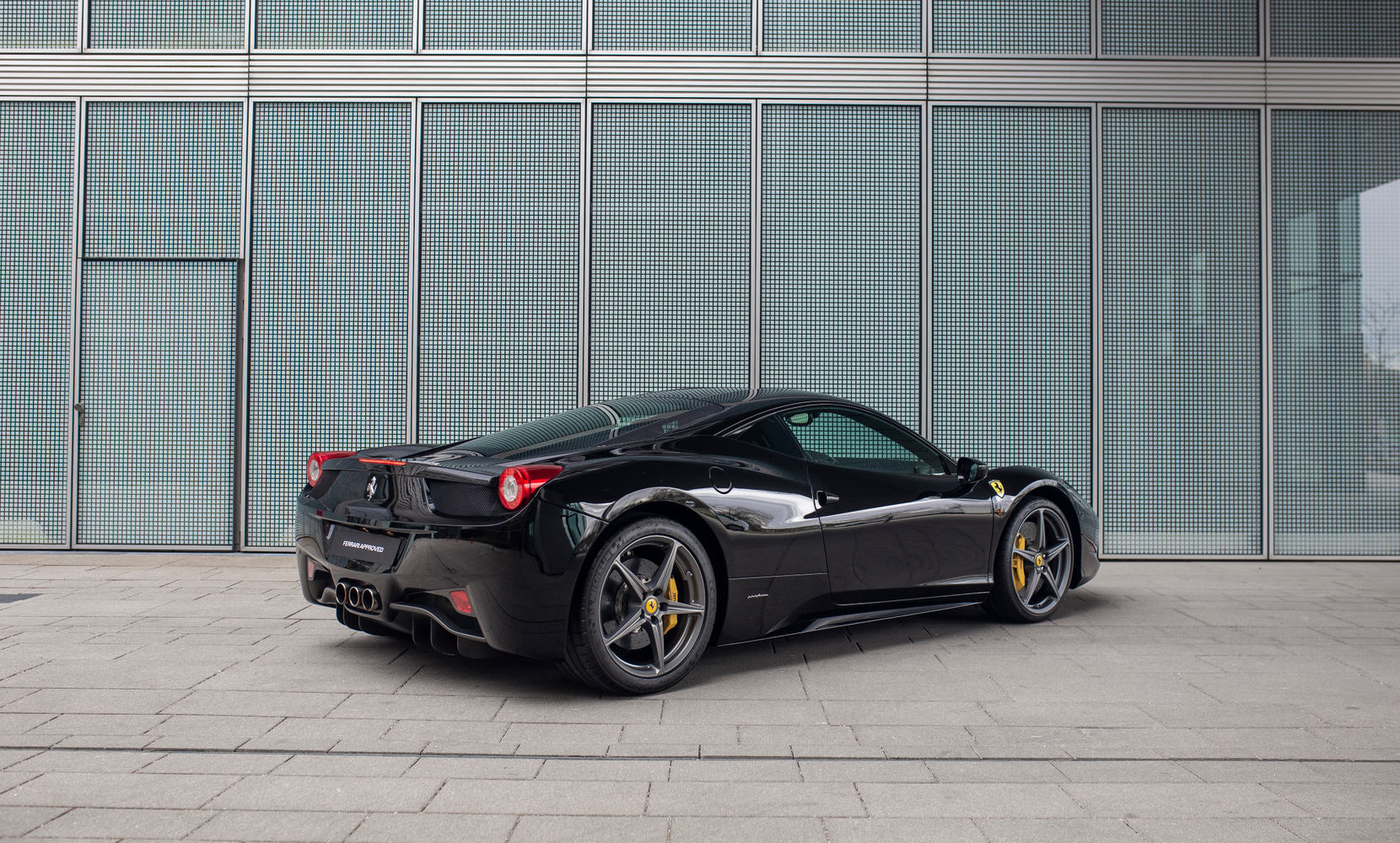 Triple deals black ferrari
