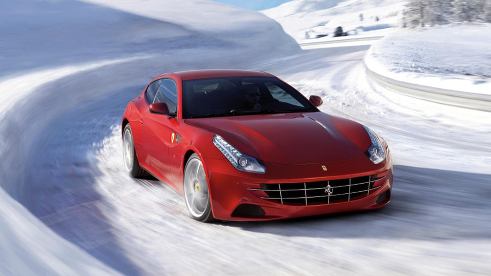 Ferrari зима
