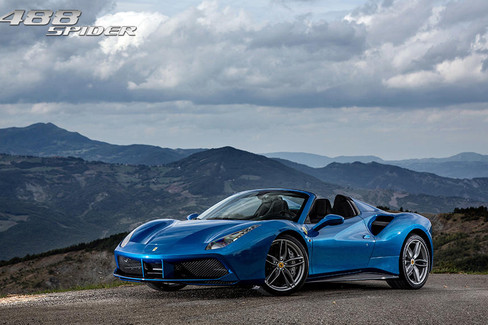 Ferrari 488 Spider ボストンバッグ 黒