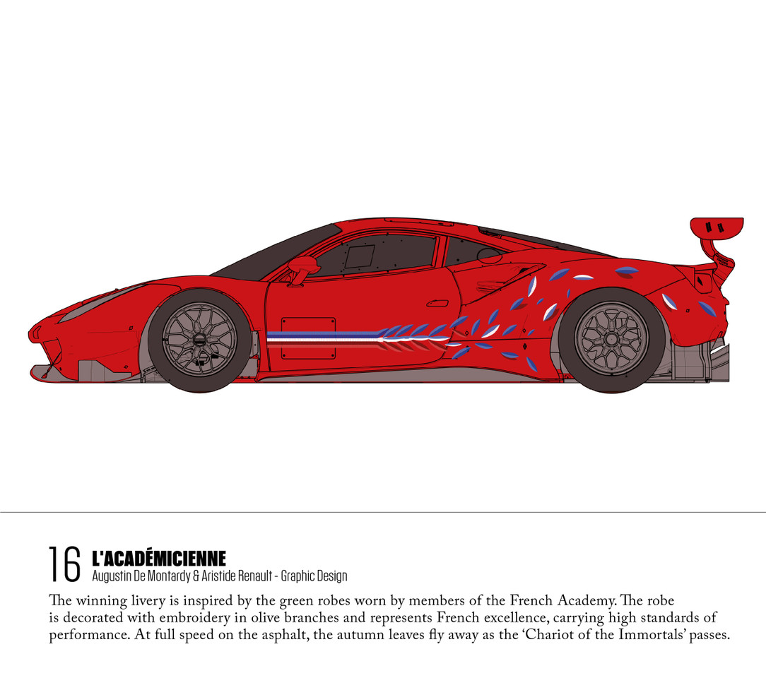 Ferrari Racing Livery In The 24 Hour Le Mans Tofm