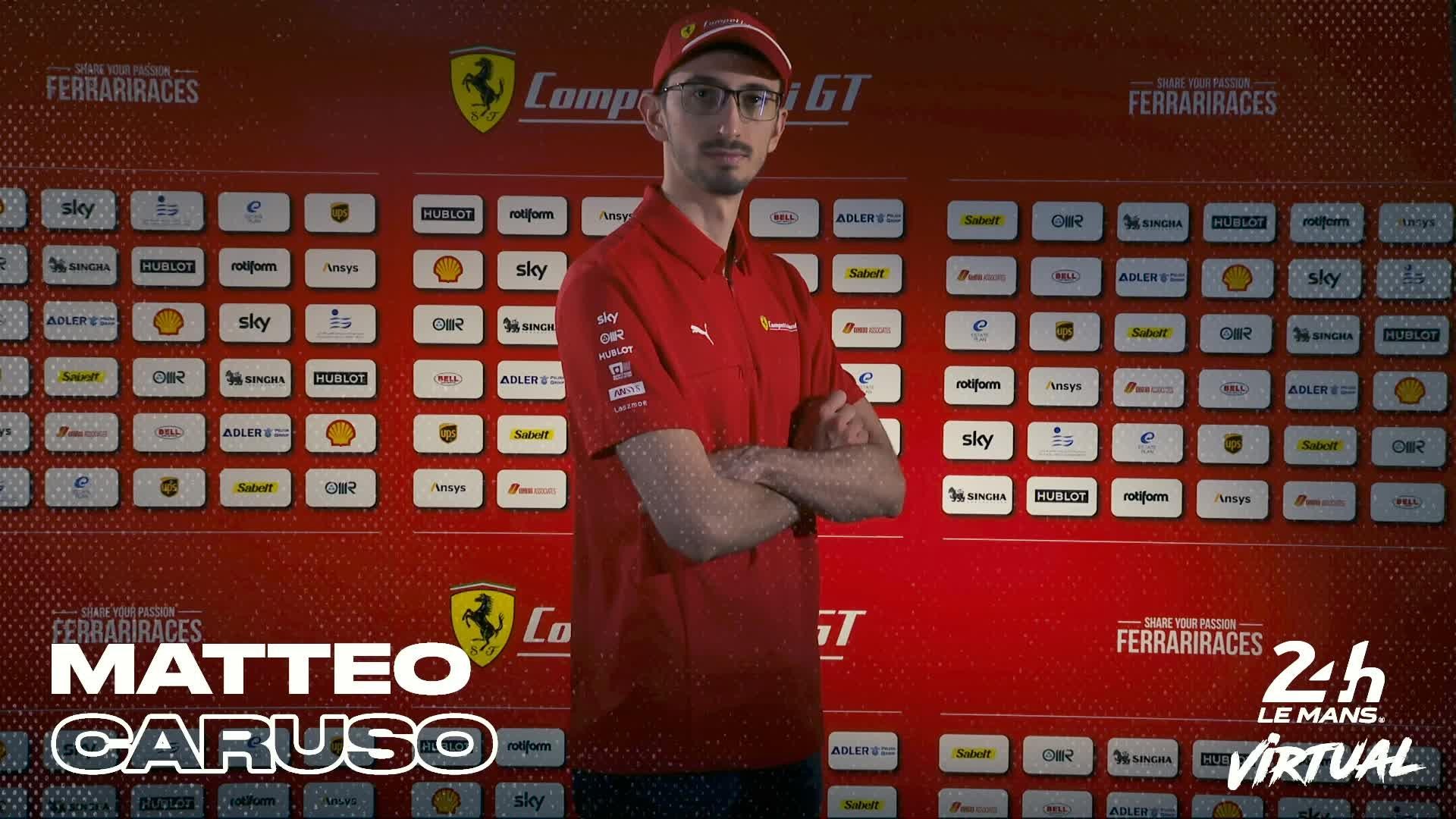 24 Hours of Le Mans Virtual Five questions for Matteo Caruso