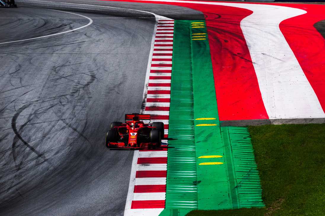 GP d'Austria 2018 - Domenica - Spielberg, Austria - Sebastian Vettel - Gara