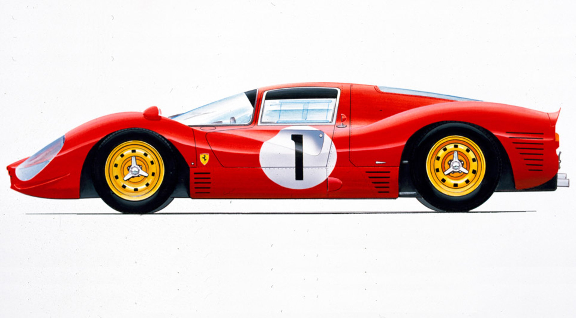 Ferrari 330 p4 Side